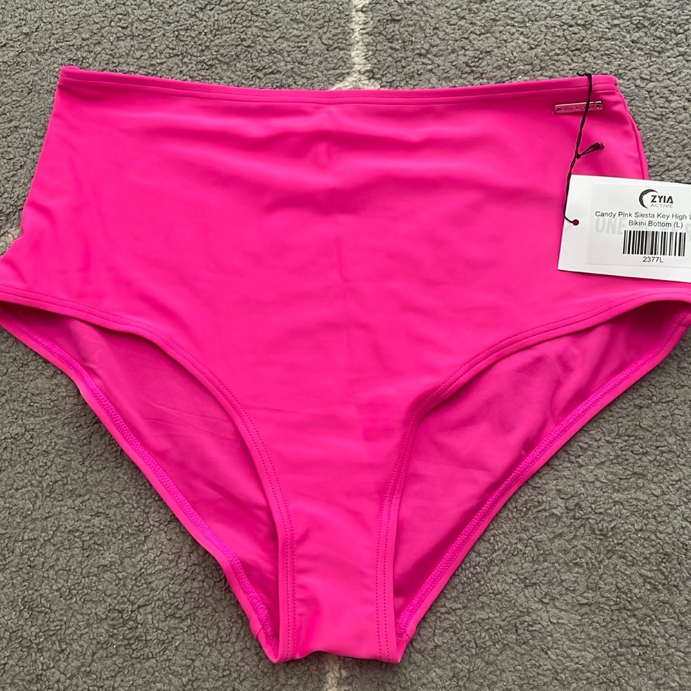 Hot pink Zyia swim bottoms
